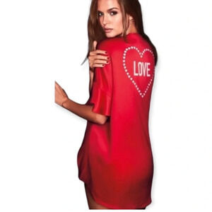 Victoria’s Secret red “love” robe